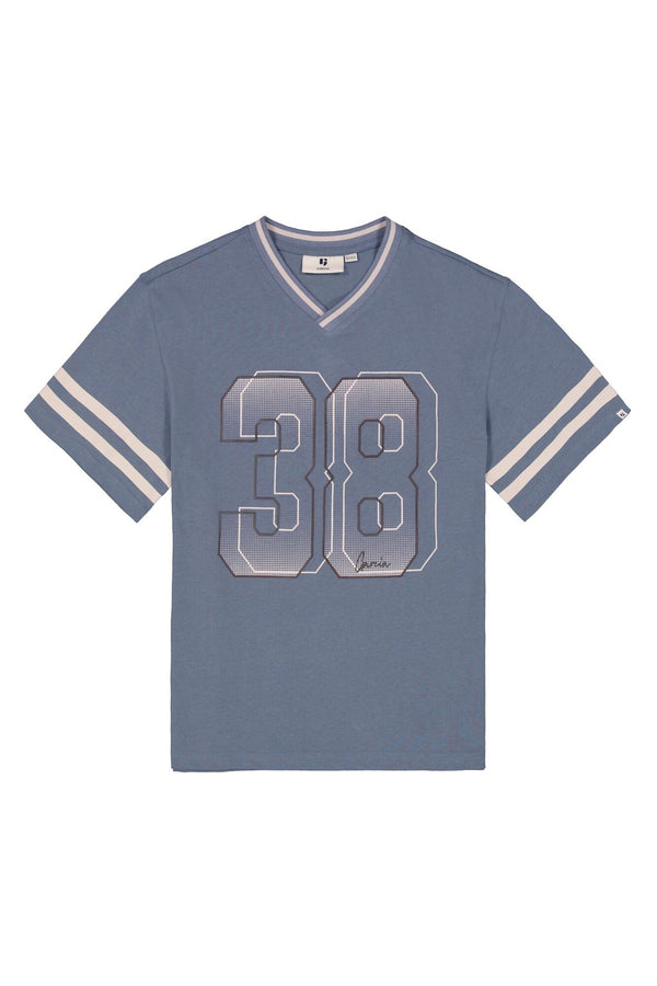 Jongens T-Shirt van Garcia in de kleur Jay Blue in maat 176.