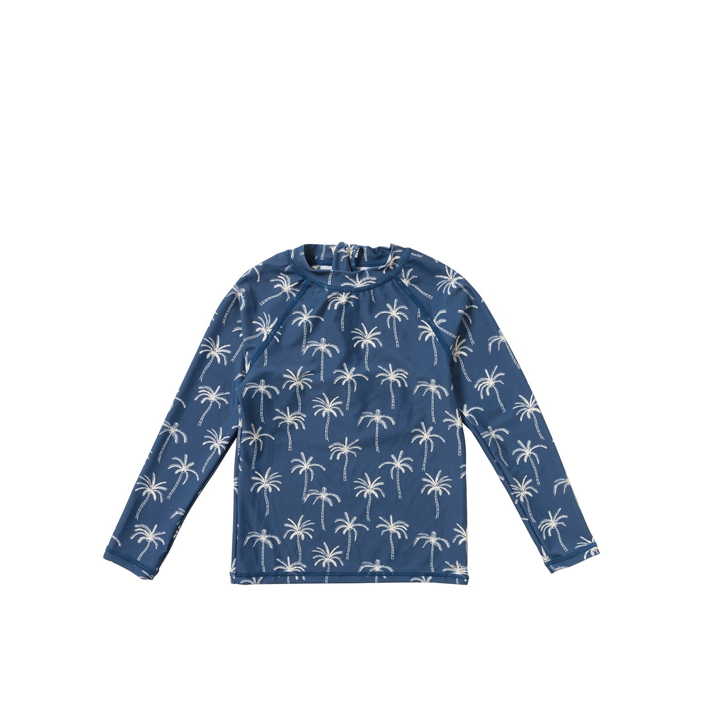 Jongens UV Shirt Long Sleeves Tropic | Sverre van Salted Stories in de kleur Ensign Blue in maat 122-128.