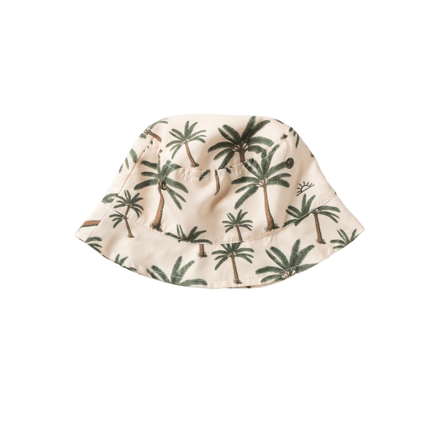Jongens Crown Tree | Bucket Hat van Salted Stories in de kleur Shortbread in maat 86-92.