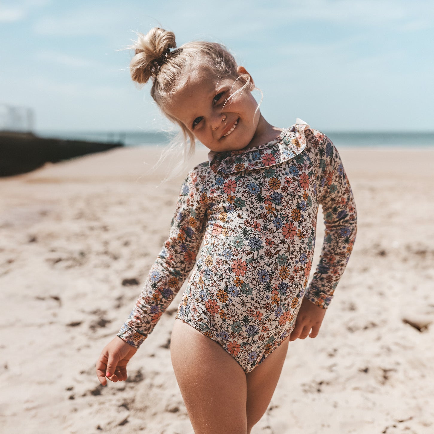Salted Stories Sparkly Fleurs | Bodysuit