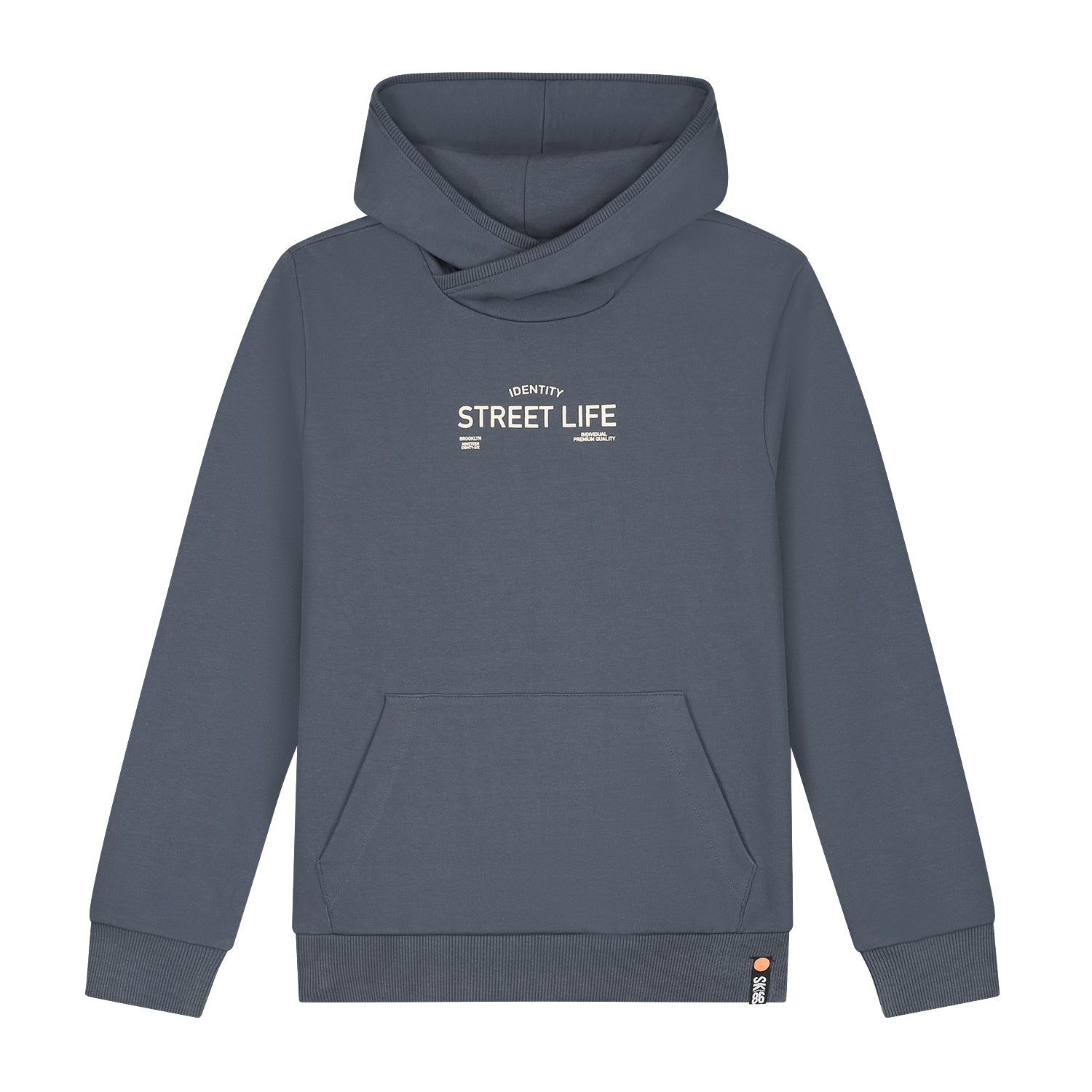 Jongens Hoodie Sek van Skurk in de kleur Grey in maat 170.