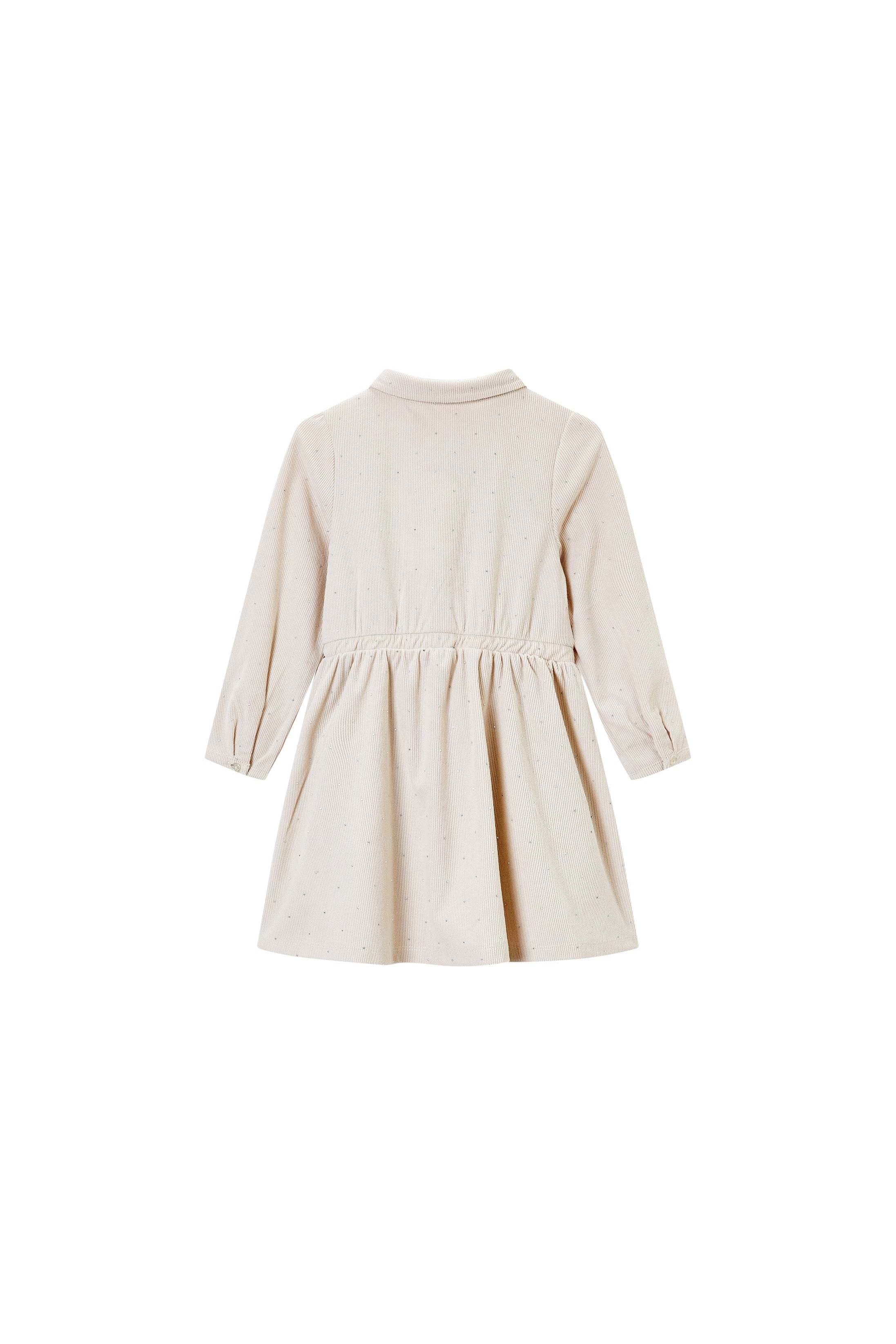 Meisjes Dress long sleeves DAPHNE-SG-52-C van Someone in de kleur DARK ECRU in maat 134.