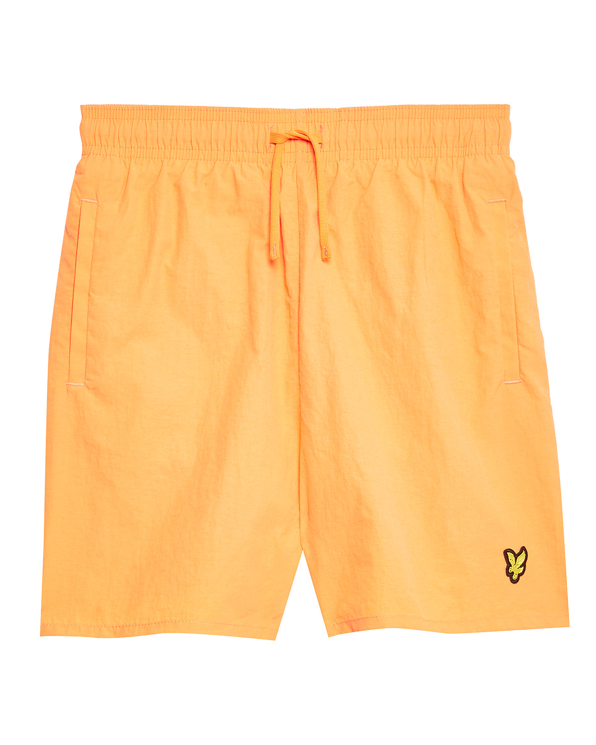 Jongens Plain Swim Short van Lyle & Scott in de kleur X573 Kinetic Orange in maat 170-176.