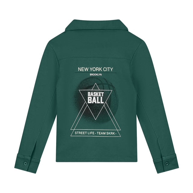 Skurk Zip overshirt Siraj Green