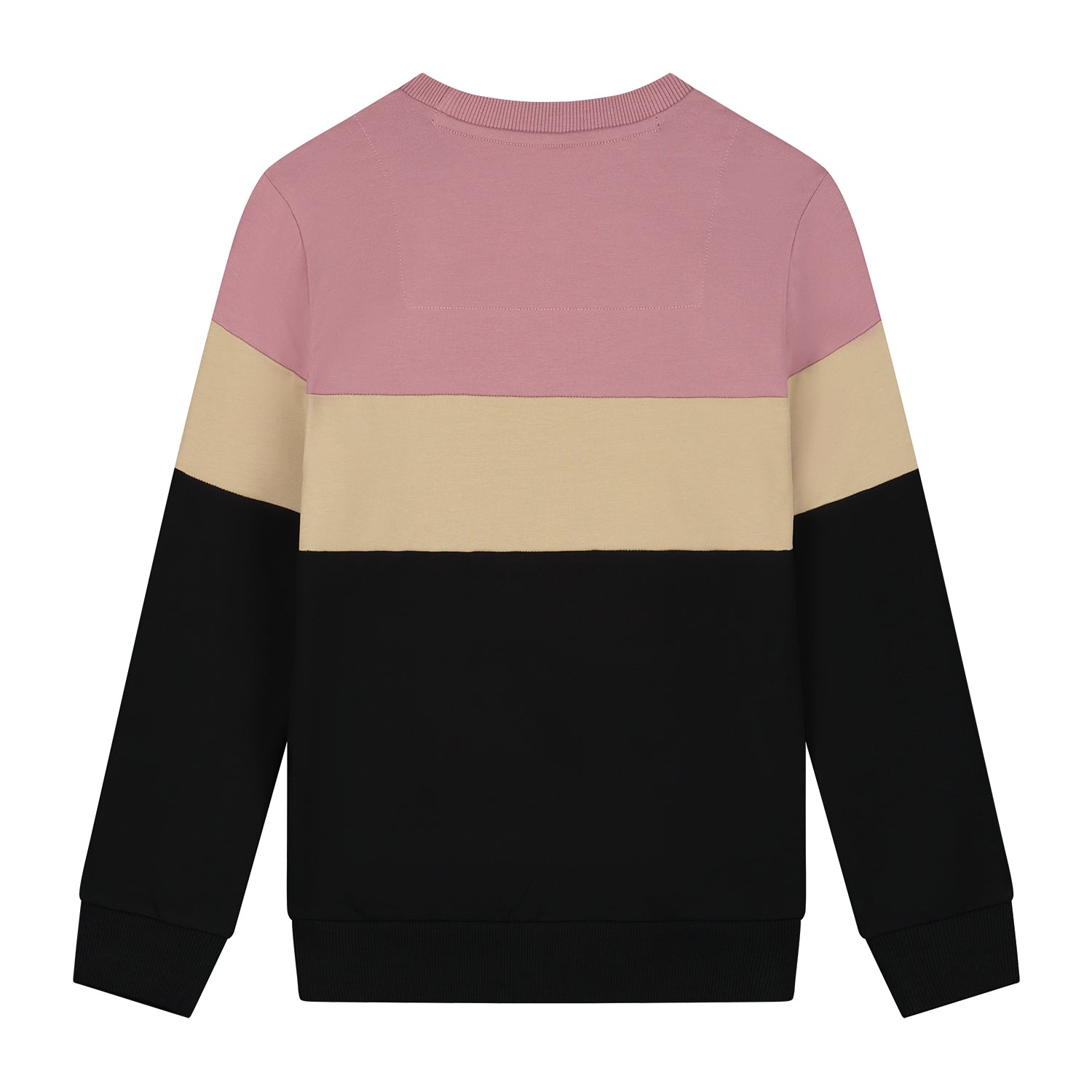Jongens Sweater Sjoerd Rose van Skurk in de kleur Colourblock rose in maat 170.