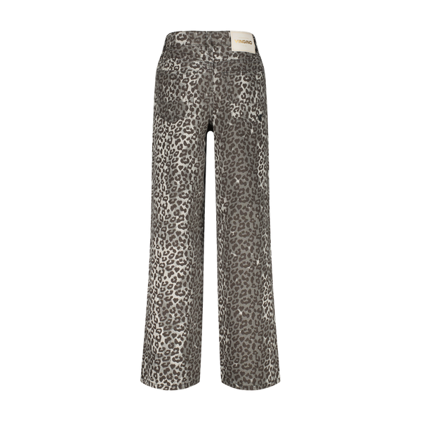 Vingino Jeans Extra wide leg fit Cassie Leopard