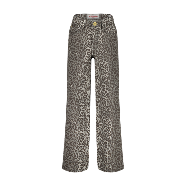 Vingino Jeans Extra wide leg fit Cassie Leopard