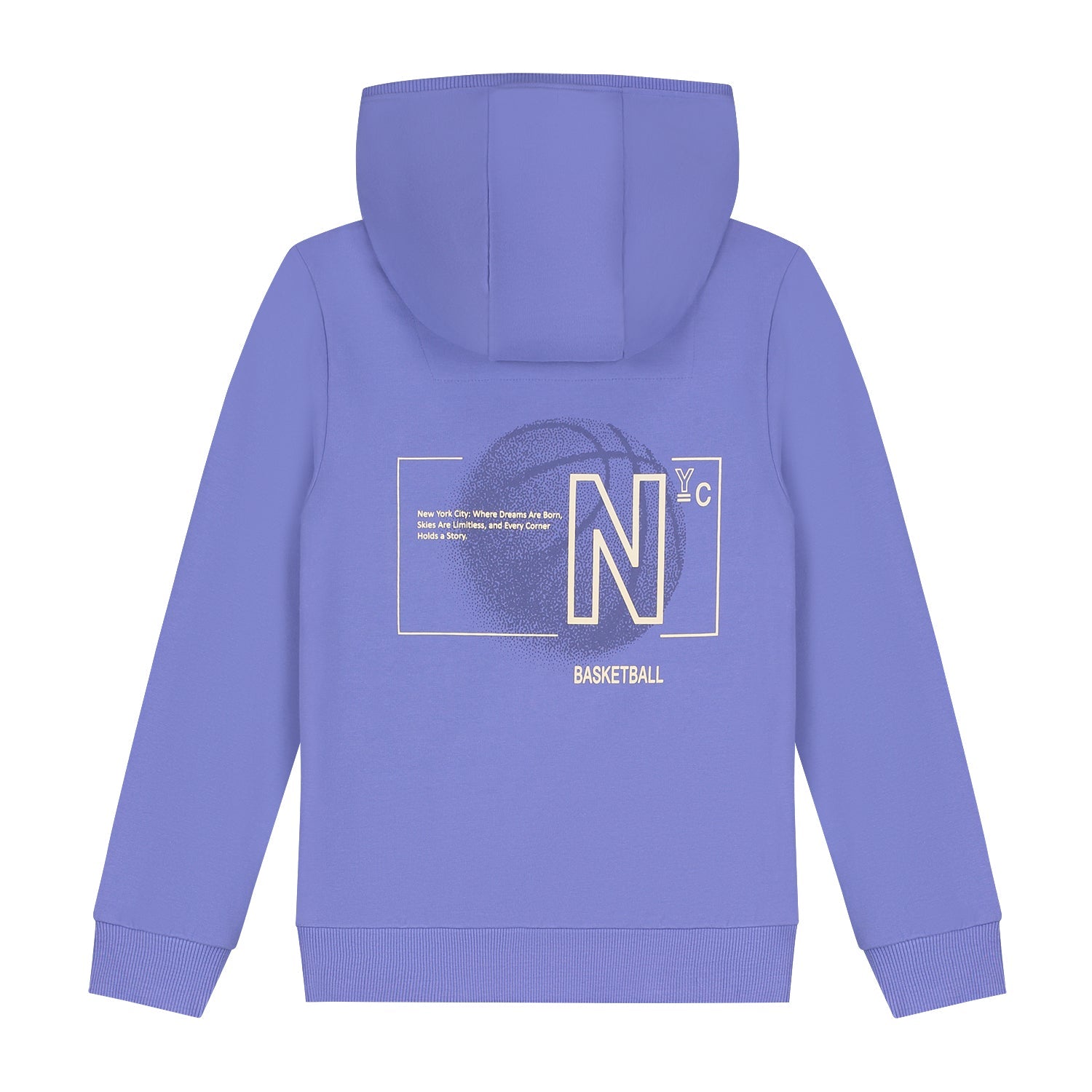 Jongens Hoodie Suppe van Skurk in de kleur Lavendel in maat 170.