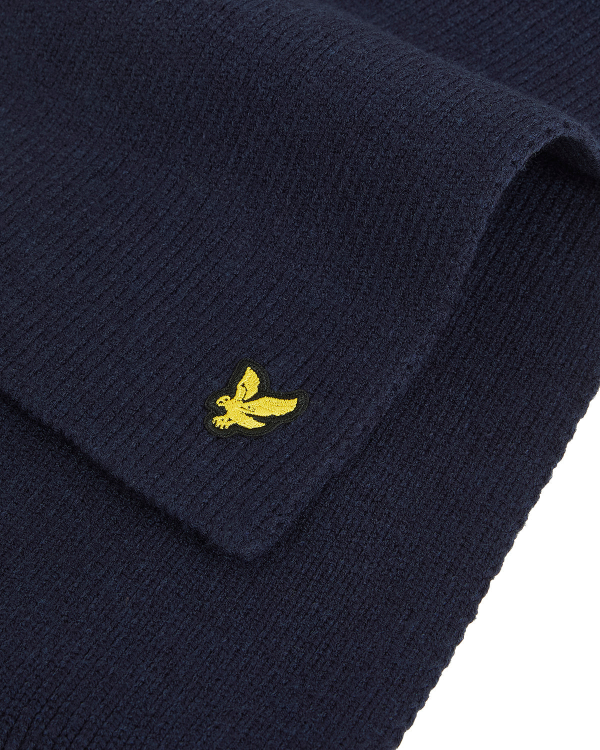 Jongens Scarf van Lyle & Scott in de kleur Z271 Dark Navy in maat One Size.