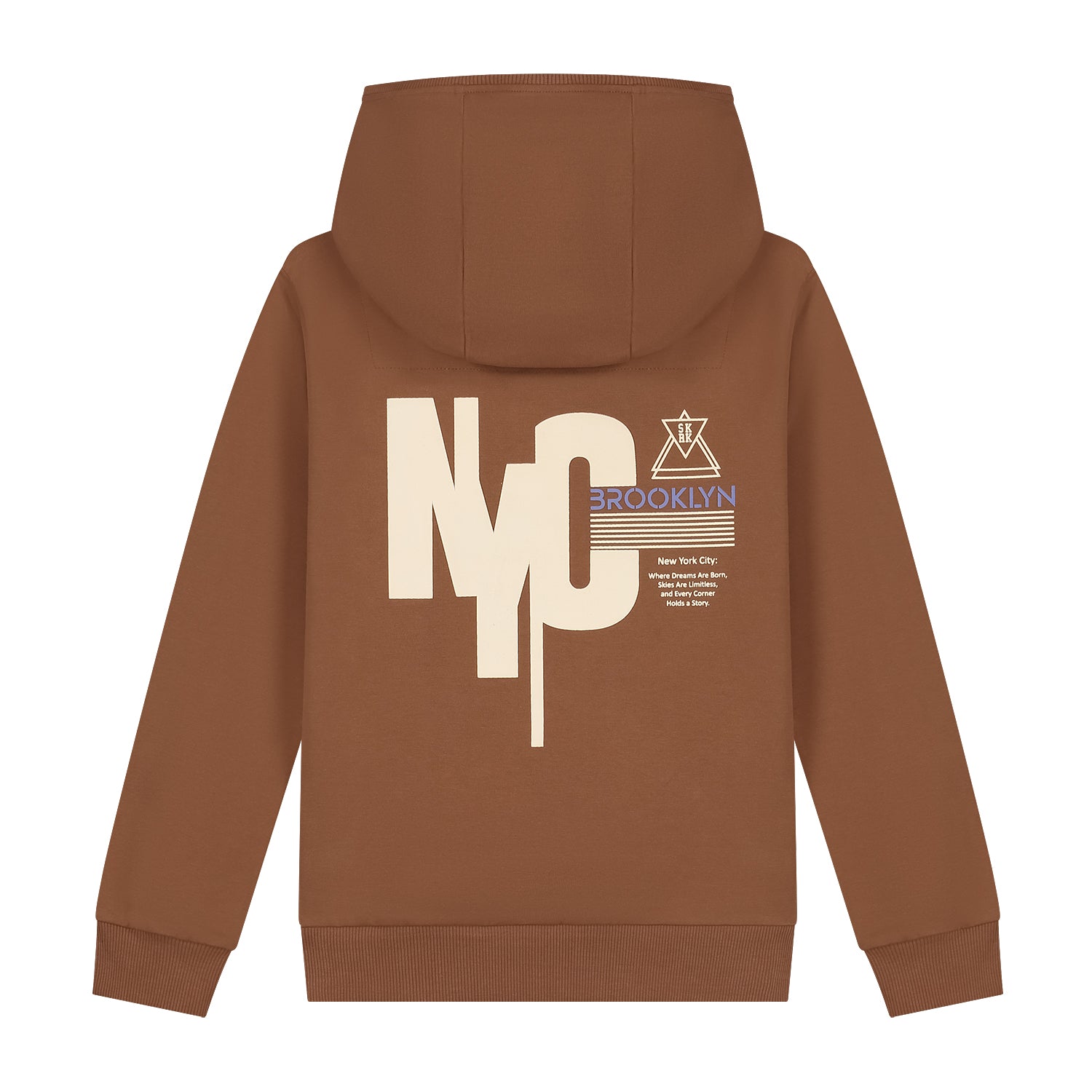 Jongens Hoodie Svend van Skurk in de kleur Brown in maat 170.