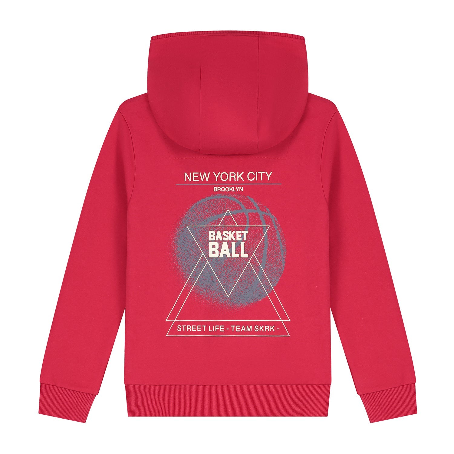 Jongens Hoodie Saza van Skurk in de kleur Red in maat 170.