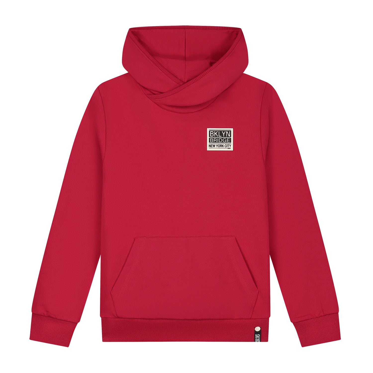 Jongens Hoodie Saza van Skurk in de kleur Red in maat 170.