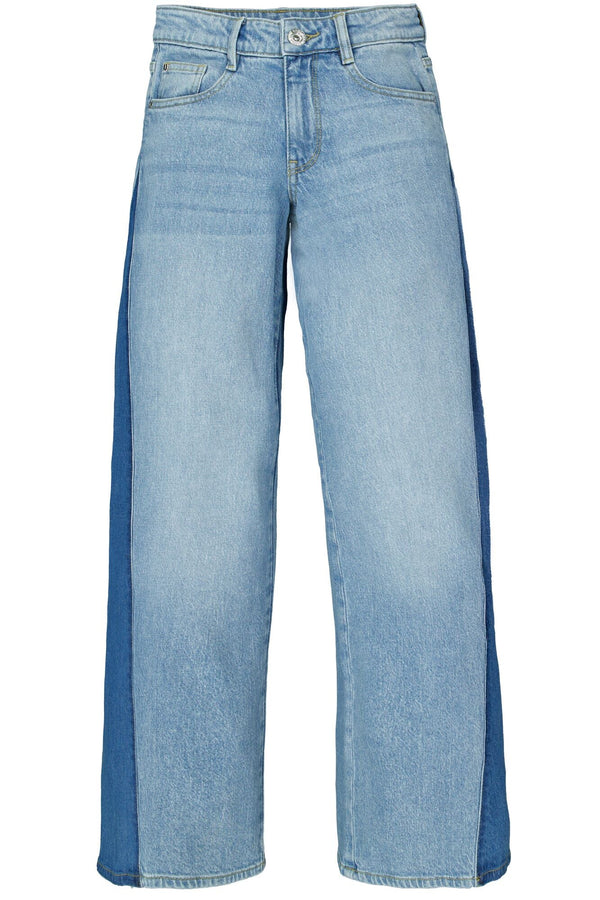 Meisjes Jeans with stripe van Garcia in de kleur Light used in maat 164.