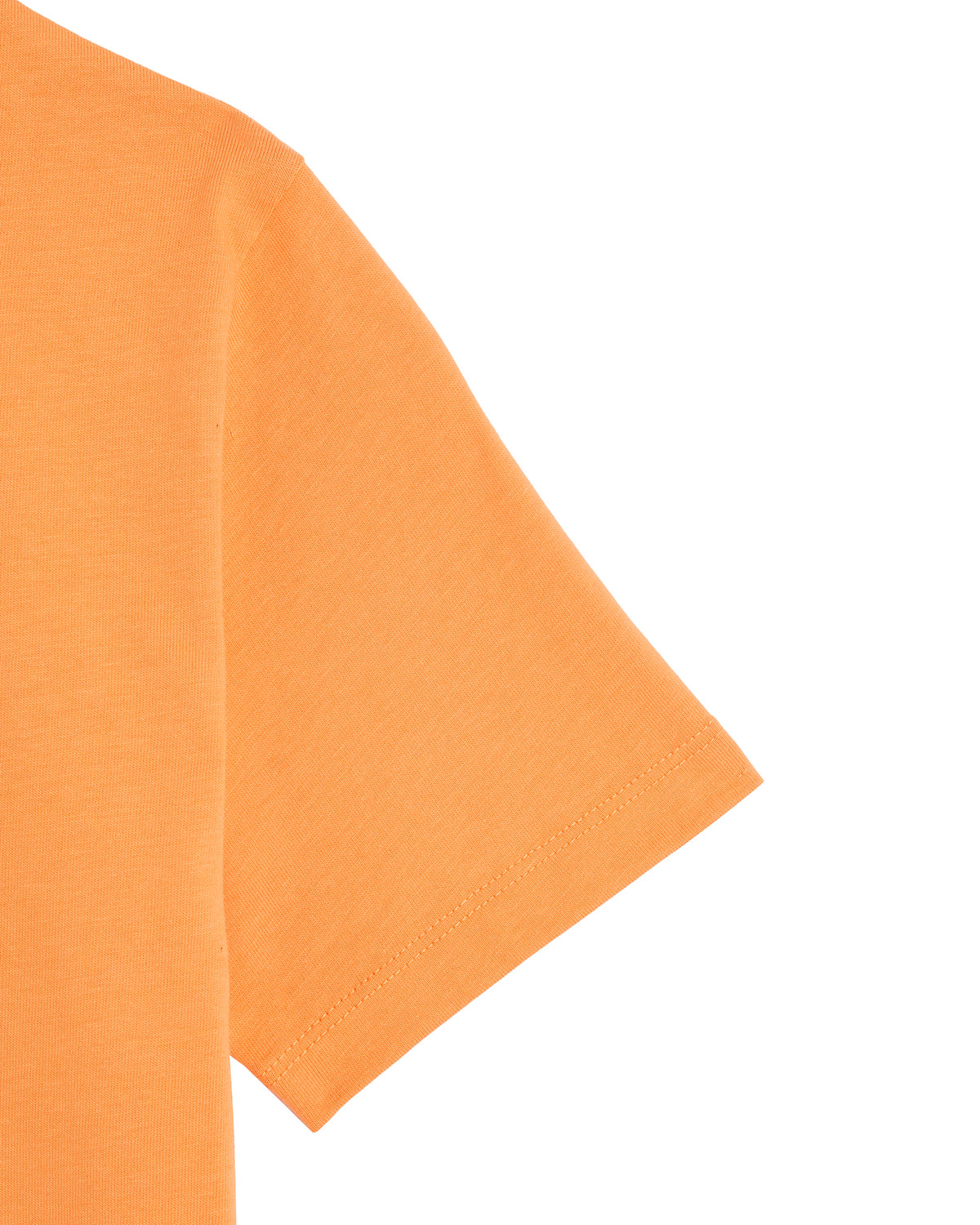 Jongens Plain T-shirt van Lyle & Scott in de kleur X573 Kinetic Orange in maat 170-176.