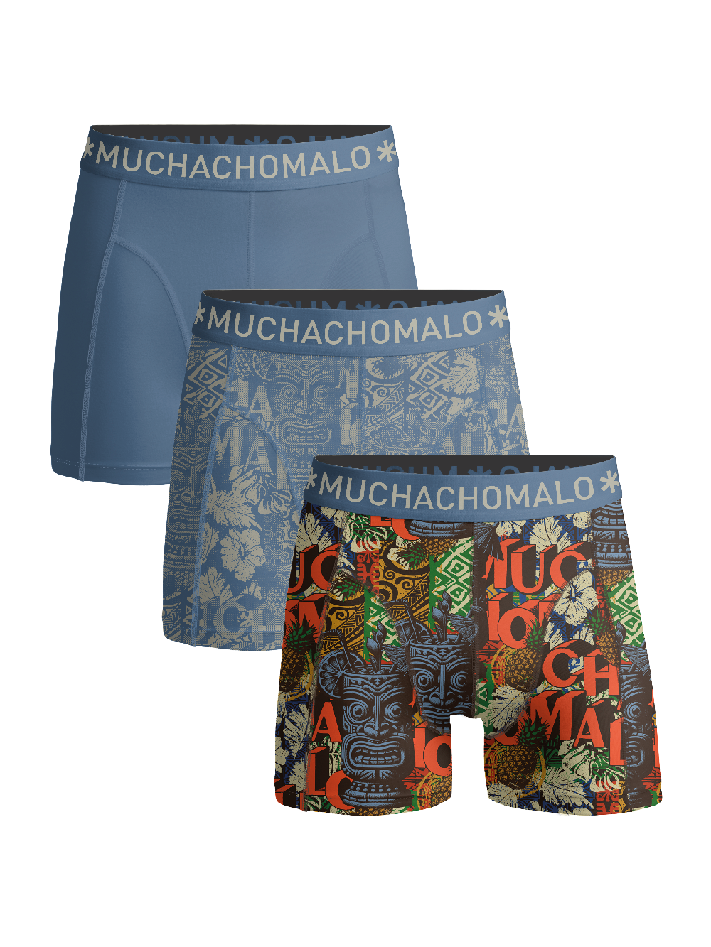 Muchachomalo Boxer 3-pack Print / Solid