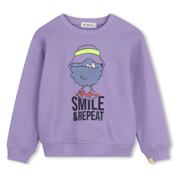 jongens SWEATSHIRT van Billieblush in de kleur Purple in maat 140.