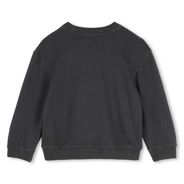 jongens SWEATSHIRT van Billieblush in de kleur Grey in maat 140.