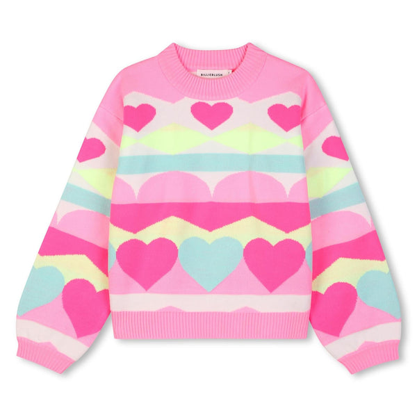 meisjes PULLOVER van Billieblush in de kleur Multi in maat 140.