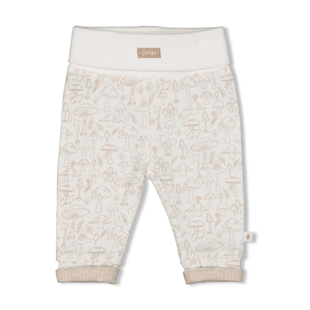 Unisexs Broek AOP - Dear Autumn van Feetje in de kleur Off White in maat 62.