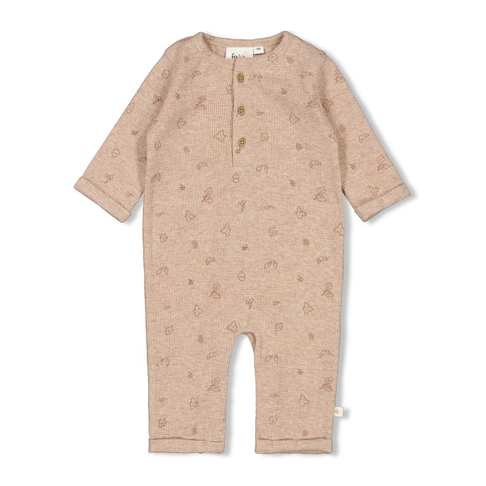 Unisexs Pak rib AOP - Fall Favorites van Feetje in de kleur Bruin in maat 62.