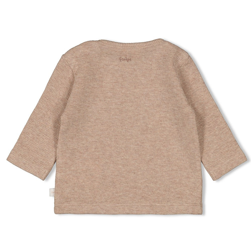 Unisexs Longsleeve rib - Fall Favorites van Feetje in de kleur Bruin in maat 62.