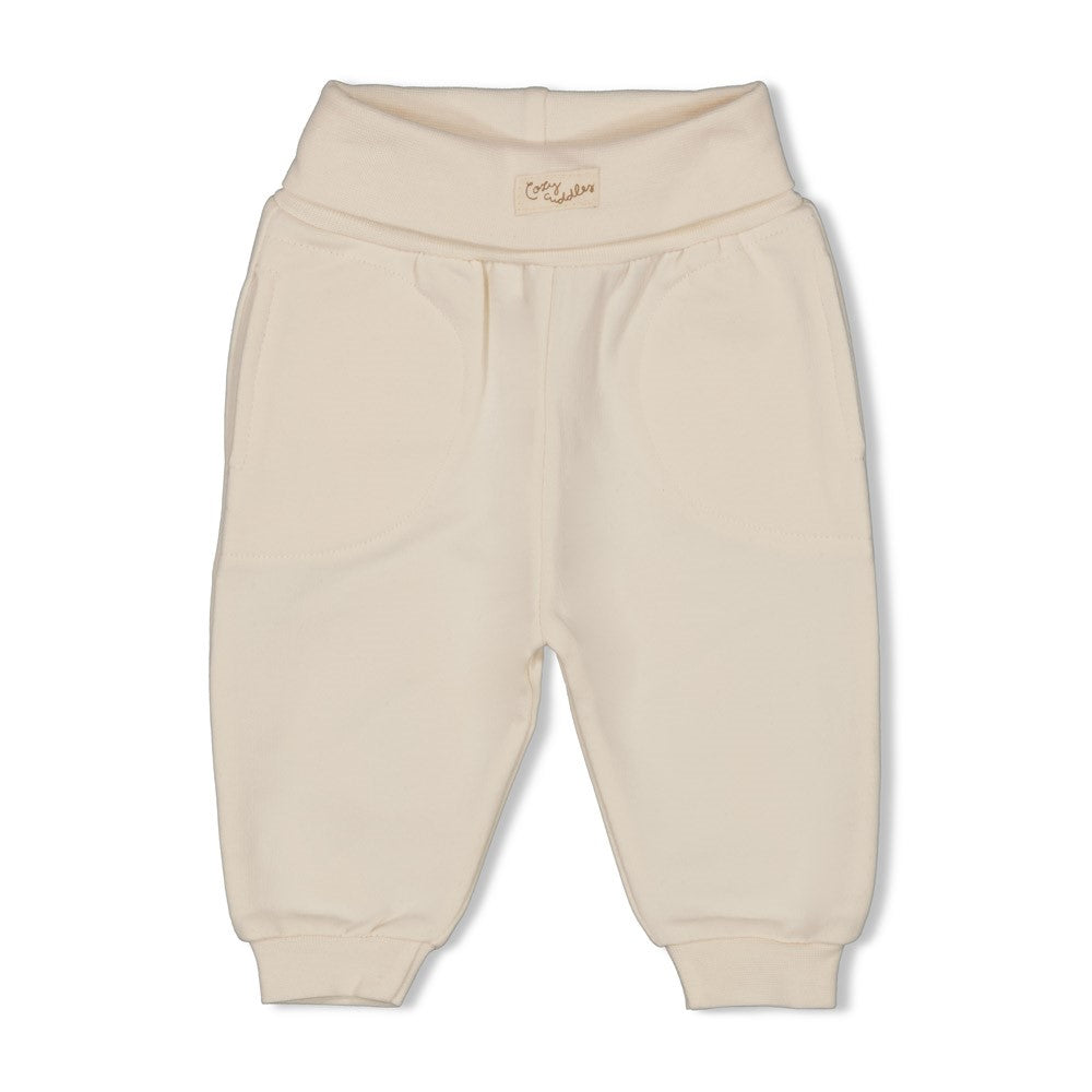 Unisexs Broek - Sleepy Sheepy van Feetje in de kleur Off White in maat 62.