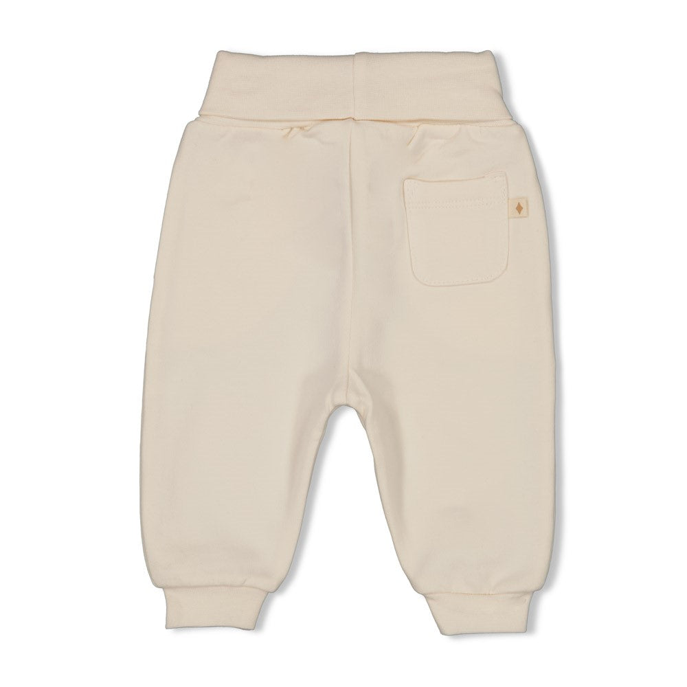 Unisexs Broek - Sleepy Sheepy van Feetje in de kleur Off White in maat 62.