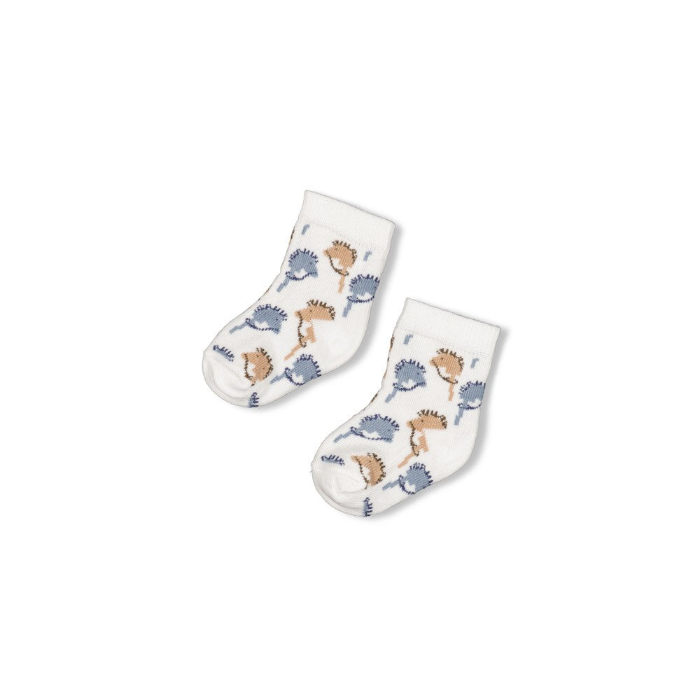 Jongens Sokken - Howdy van Feetje in de kleur Off White in maat 50-56.