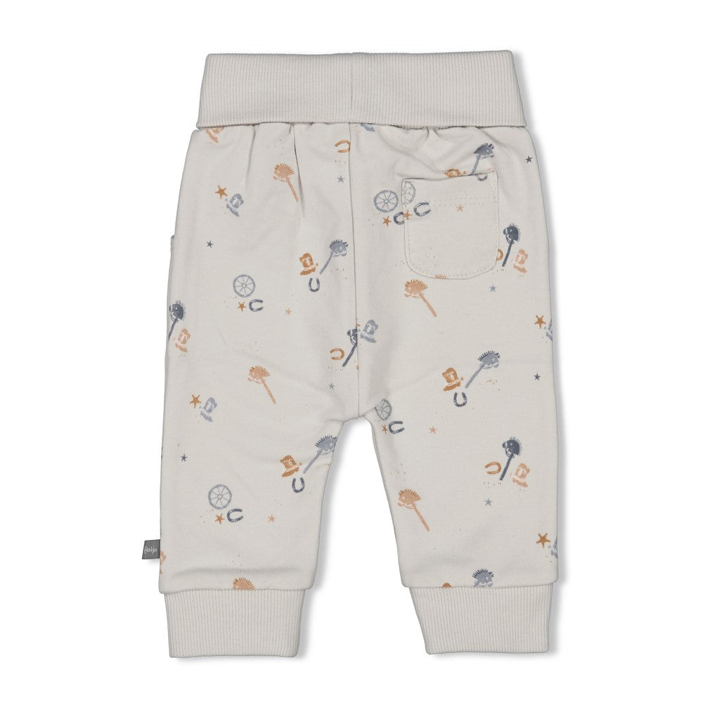 Jongens Broek AOP - Howdy van Feetje in de kleur Blauw in maat 62.