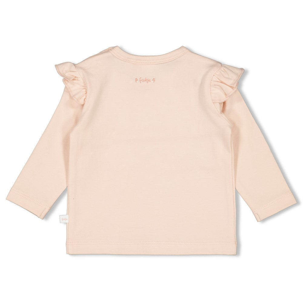 Meisjes Longsleeve - Morning Sun van Feetje in de kleur Roze in maat 62.