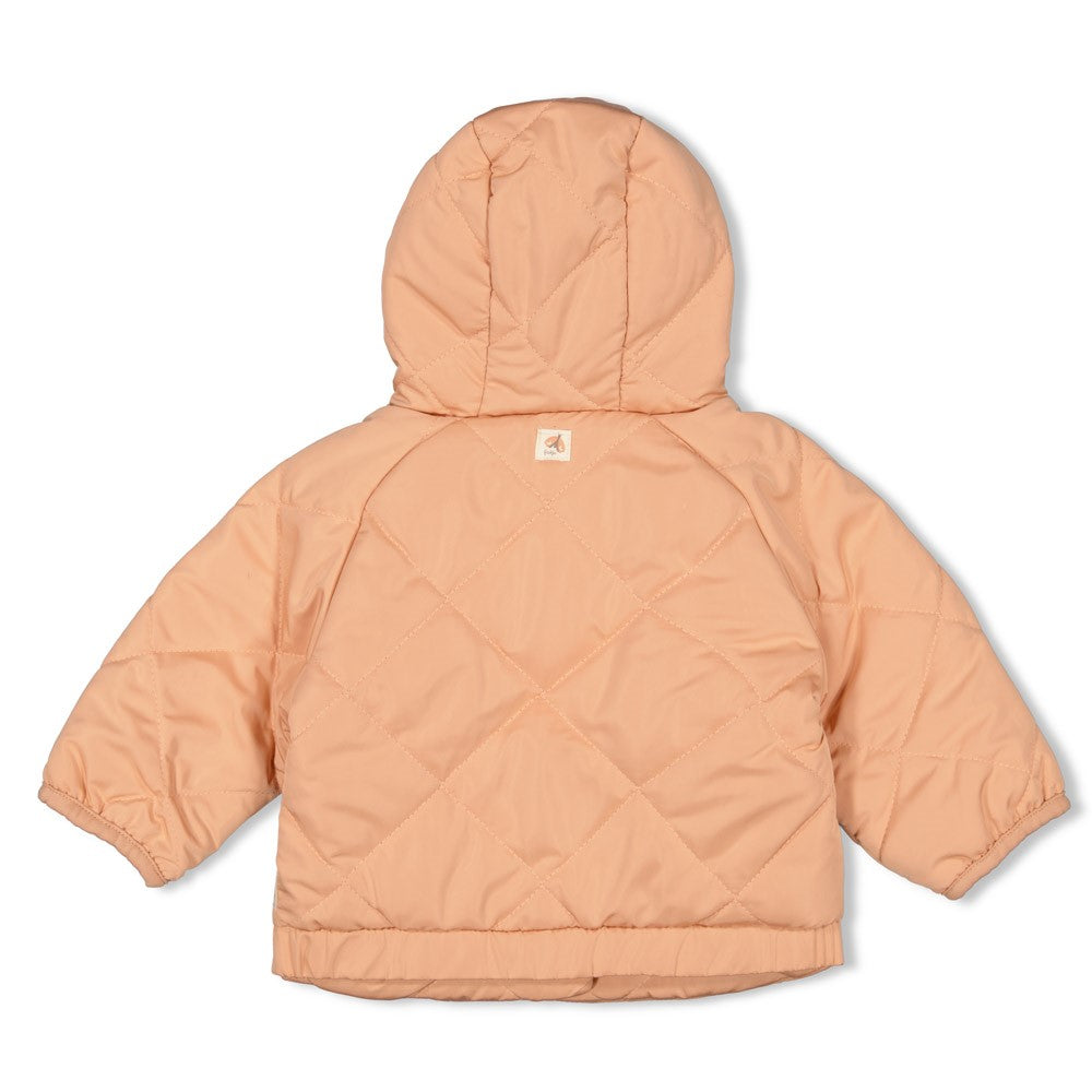 Meisjes Jasje met capuchon - Dancing in the Moonlight van Feetje in de kleur Roze in maat 86.