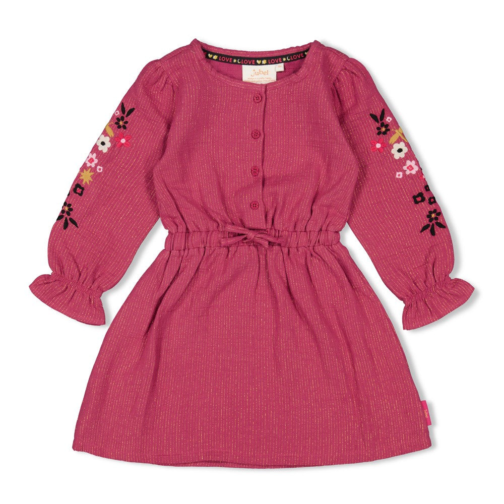 Meisjes Jurk - Shine Bright van Jubel in de kleur Violet in maat 128.