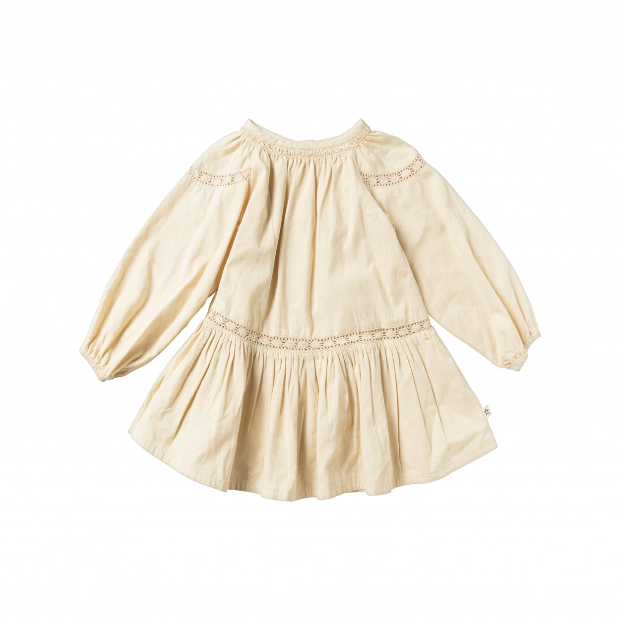 Meisjes Jurk Vintage | Fabienne van Your Wishes in de kleur Honeycomb in maat 98.