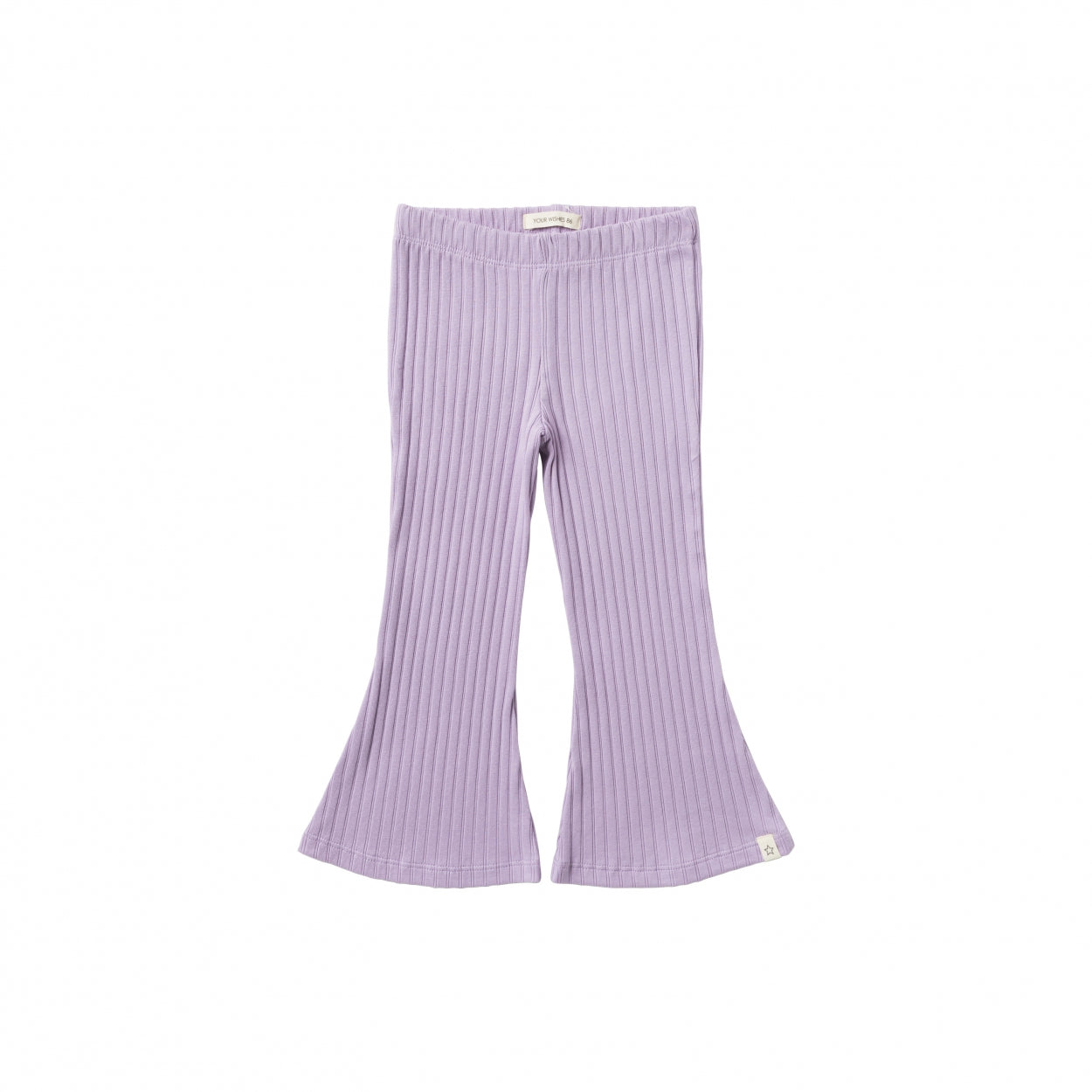 Meisjes Legging Twin Rib | Nikita van Your Wishes in de kleur Lavender in maat 98.