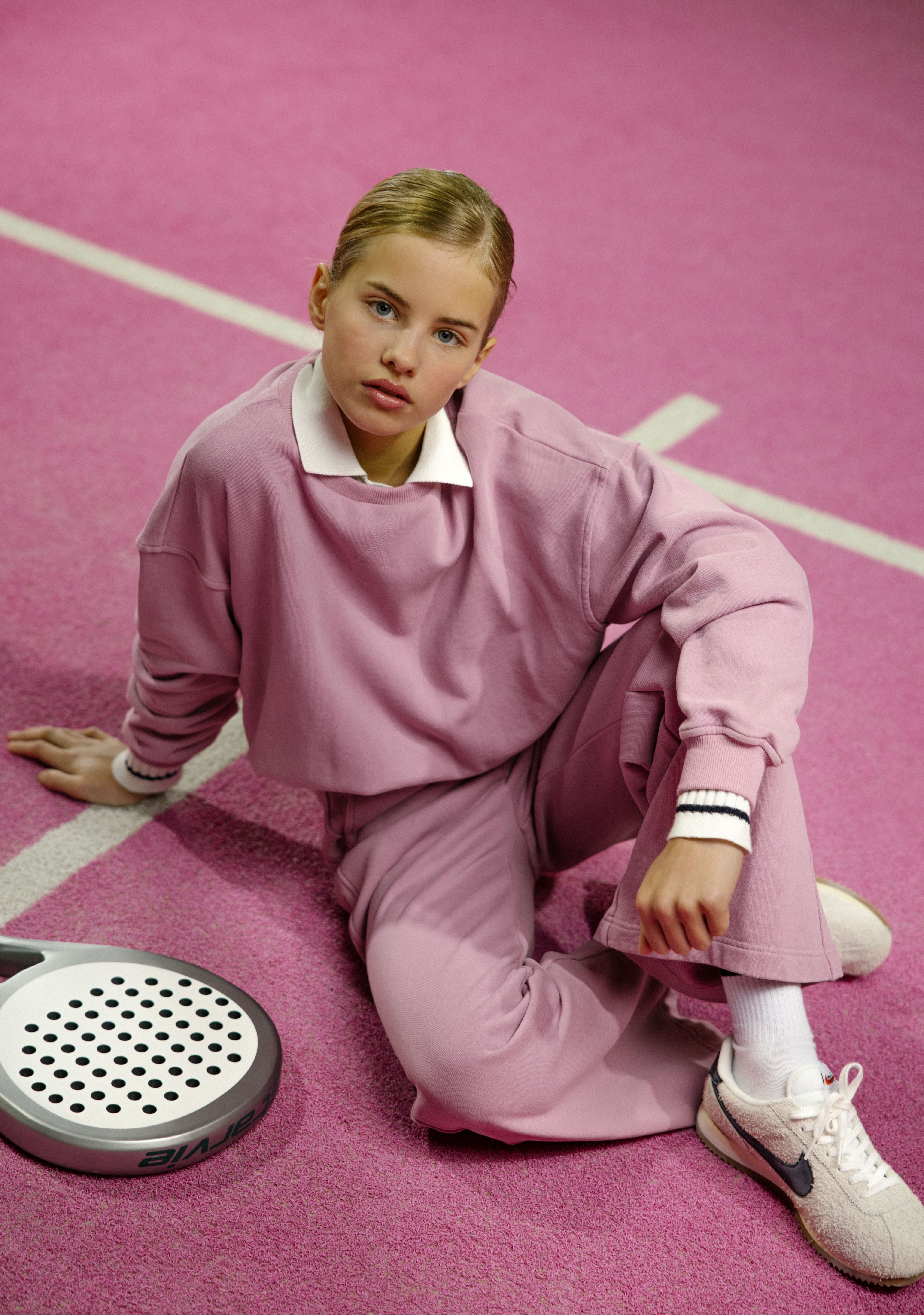 Meisjes Sweater ZIVA van Ai & Ko in de kleur BRIGHTROSE in maat 176.