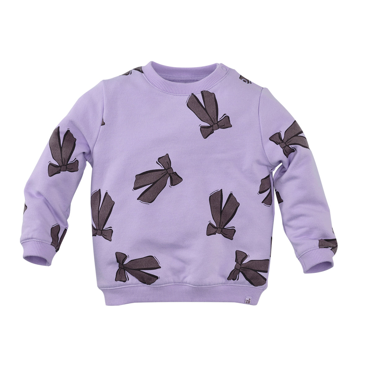 Meisjes Sweater Feyza van Z8 Newborn in de kleur Morning Violet AOP in maat 74.