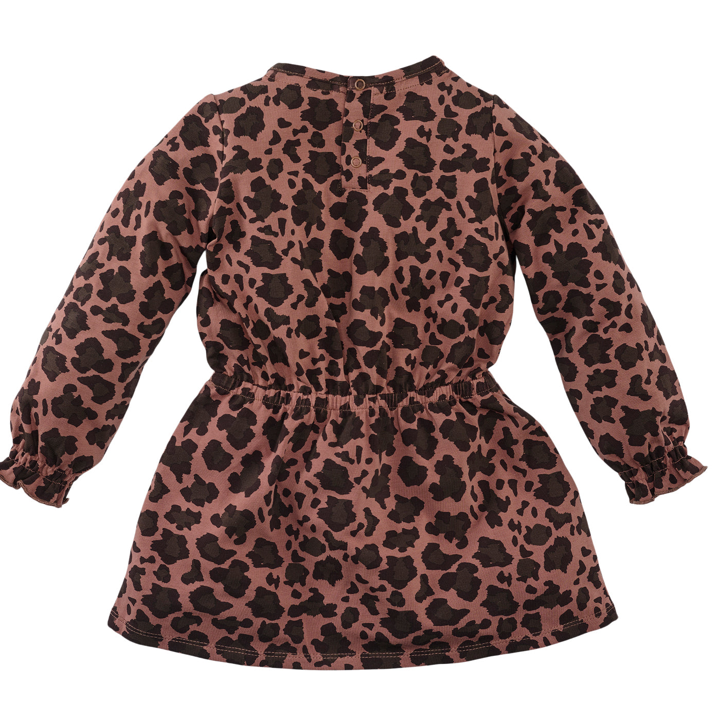 Meisjes DressGracie van Z8 Mini in de kleur Amber Brown AOP in maat 116.