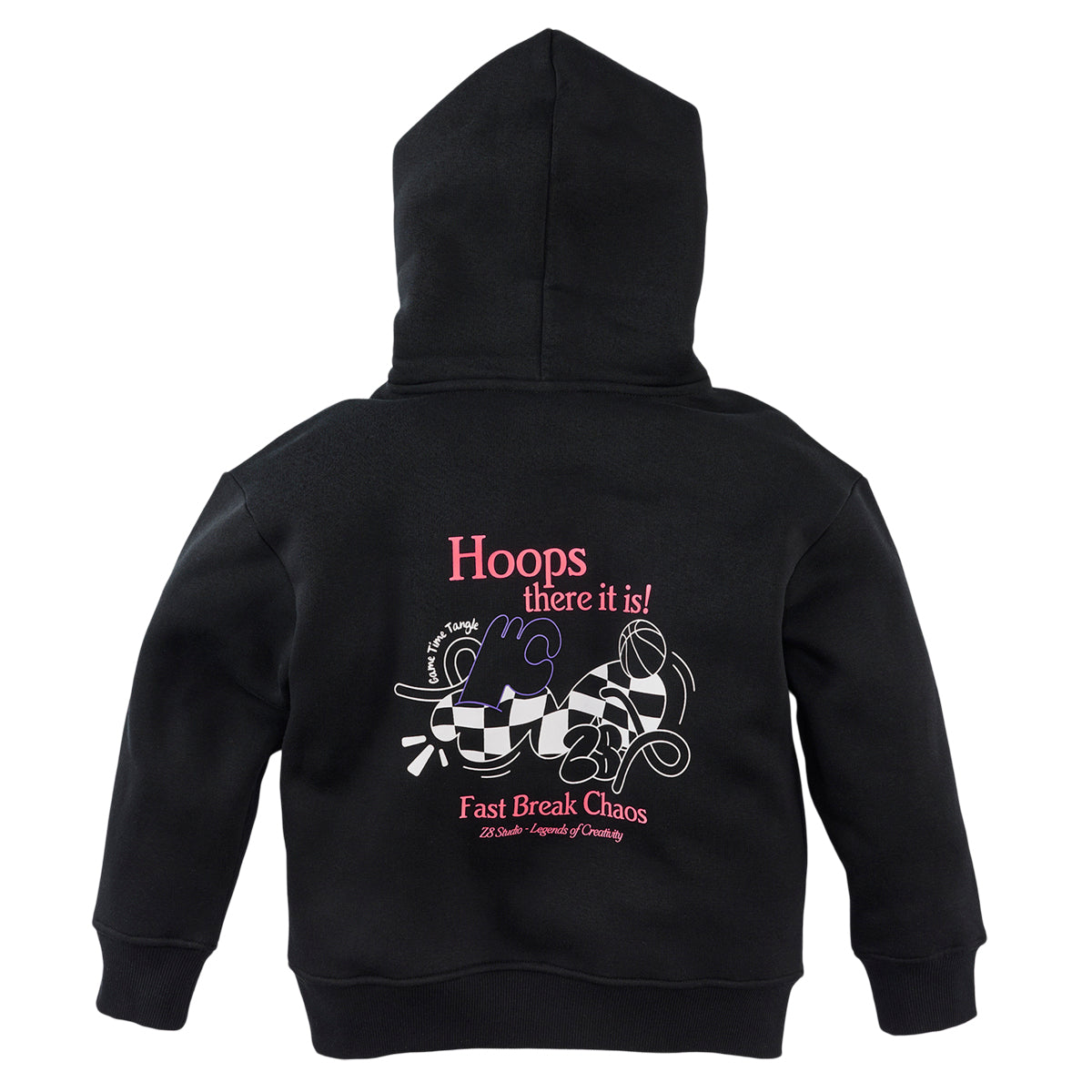 Jongens Heavy sweat hoodie Maddox van Z8 in de kleur Night Sky in maat 152-158.