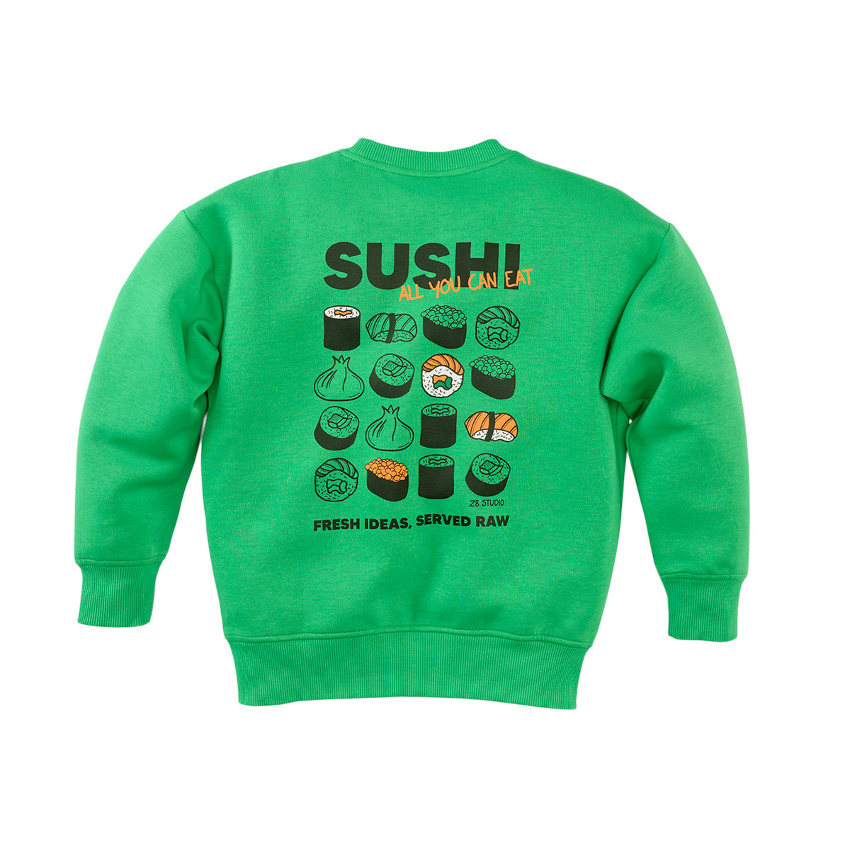 Jongens Sweater Misja van Z8 in de kleur Buzzing Frog in maat 152-158.