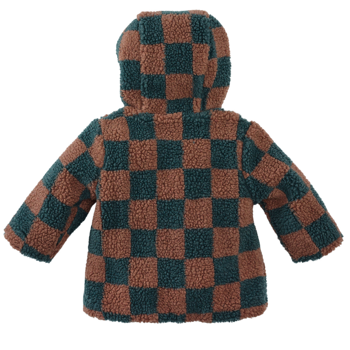 Jongens Teddy Jacket Naim van Z8 Newborn in de kleur Amber Brown in maat 74.