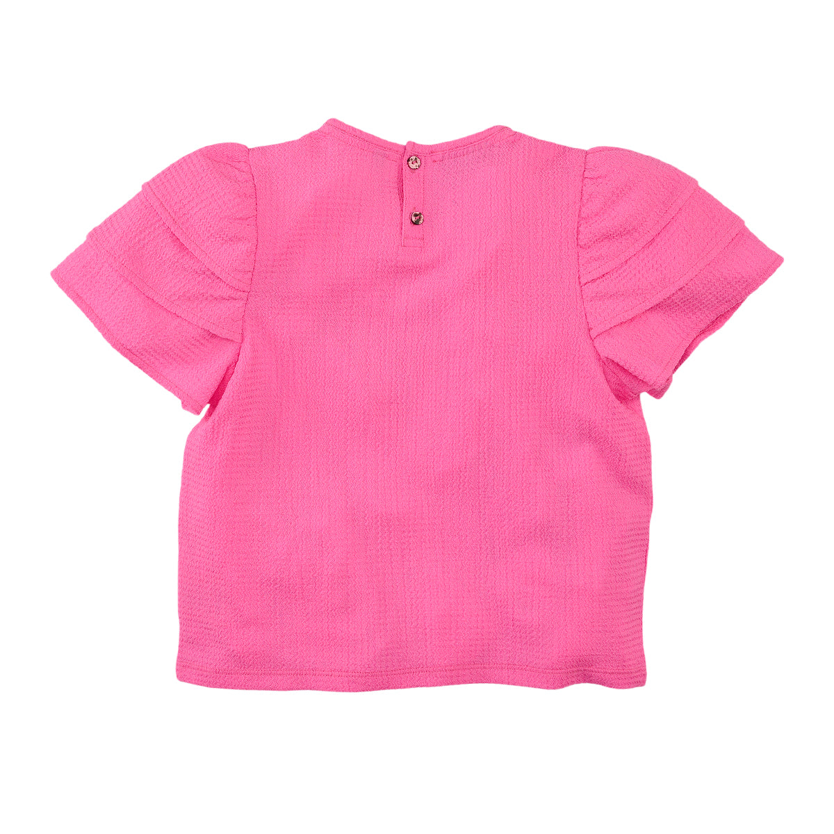 Meisjes Crickle Top Florenza van Z8 in de kleur Chaotic pink in maat 152-158.