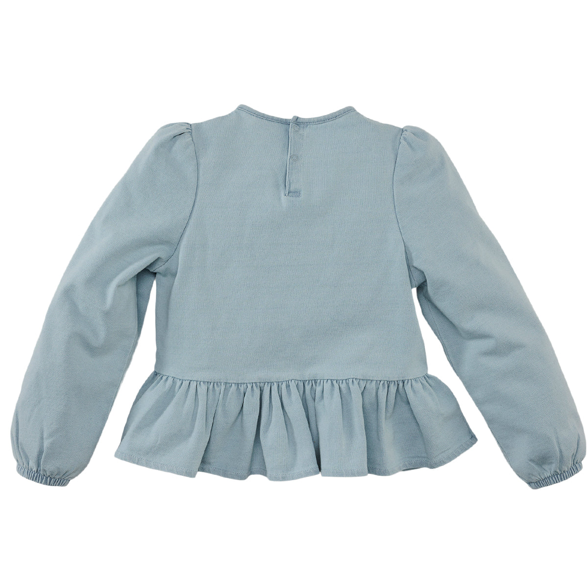 Meisjes Peplum Sweat Top Octavia van Z8 in de kleur Light blue/Denim in maat 152-158.