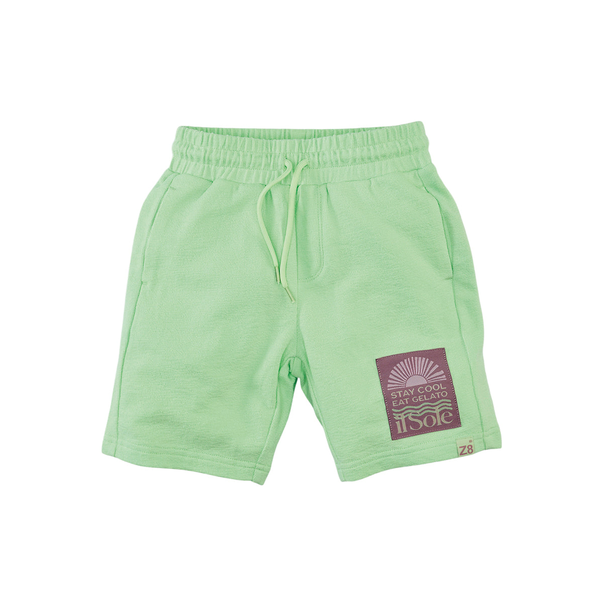 Jongens Shorts Caylen van Z8 in de kleur Pistacchio in maat 152.