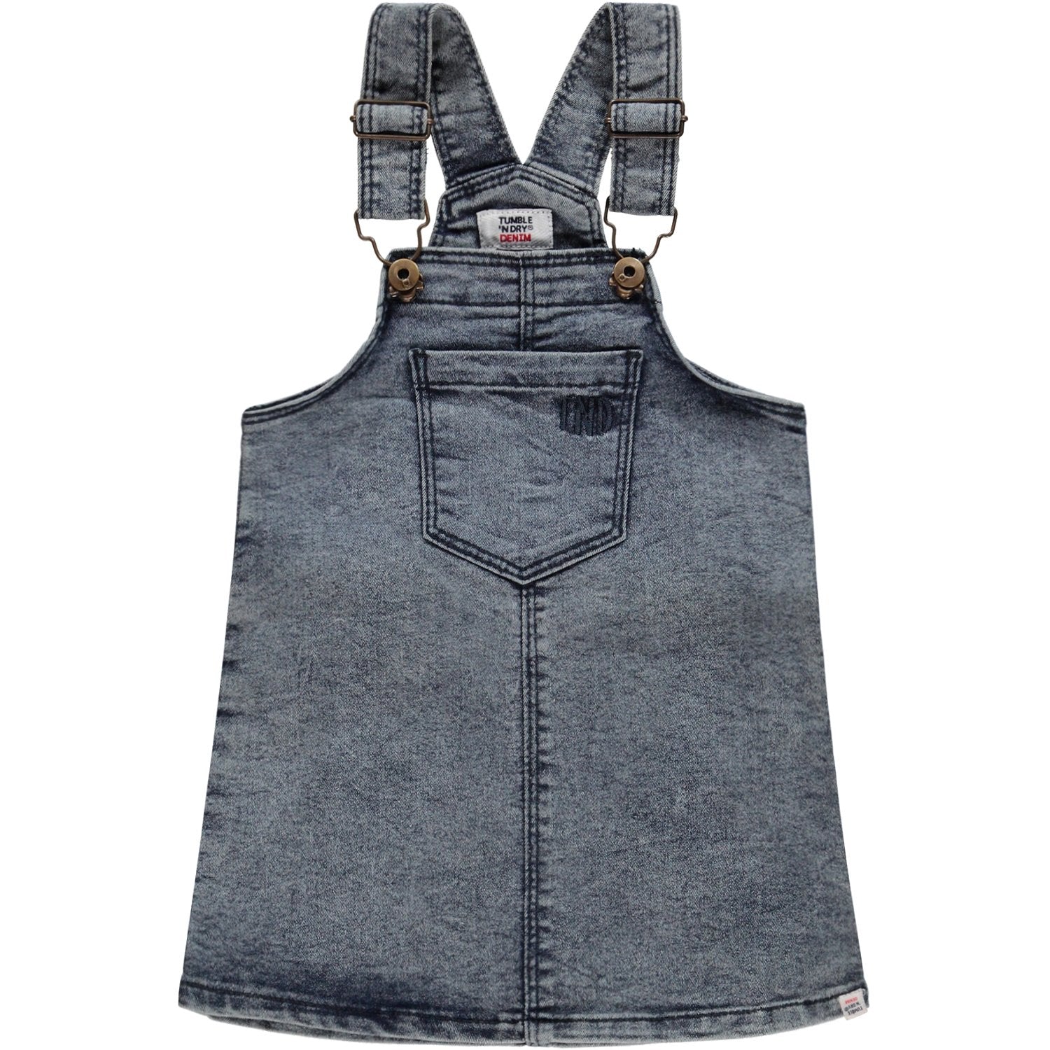 Baby Meisjes Jurk mini van Tumble 'n Dry in de kleur Denim mid blue in maat 86.