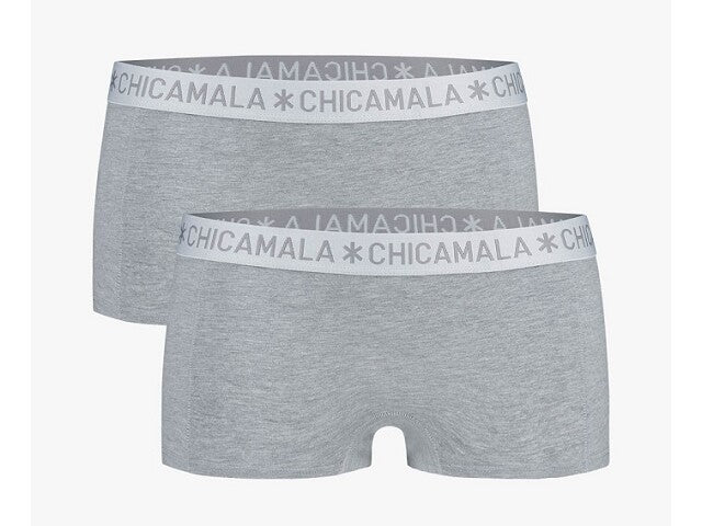 Muchachomalo Two-pack meisjesboxers grijs Ondergoed 170-176