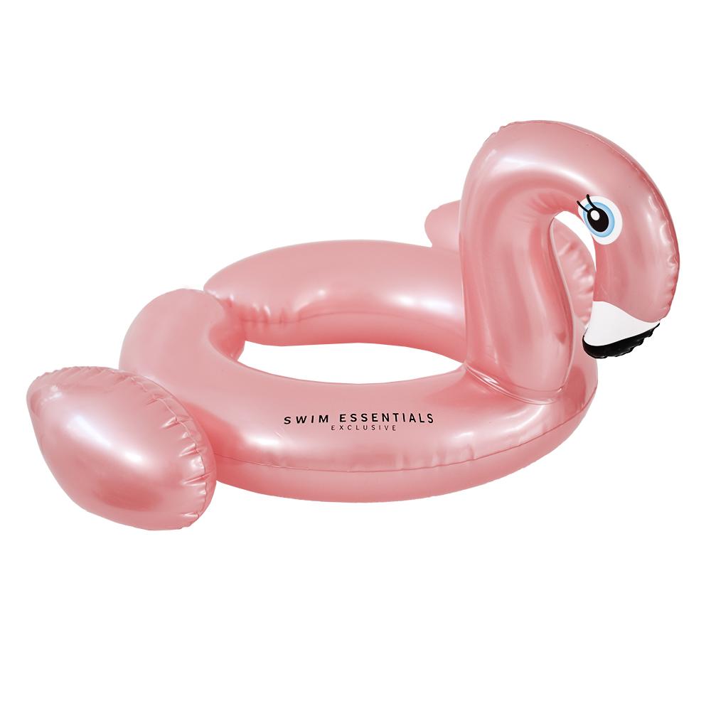 Swim Essentials - Rose gouden flamingo zwemband
