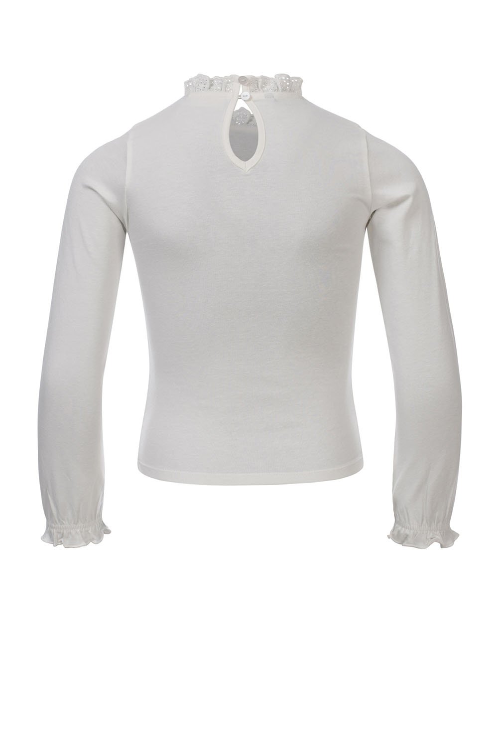 Meisjes 10Sixteen smock top van LOOXS 10sixteen in de kleur MILK in maat 176.