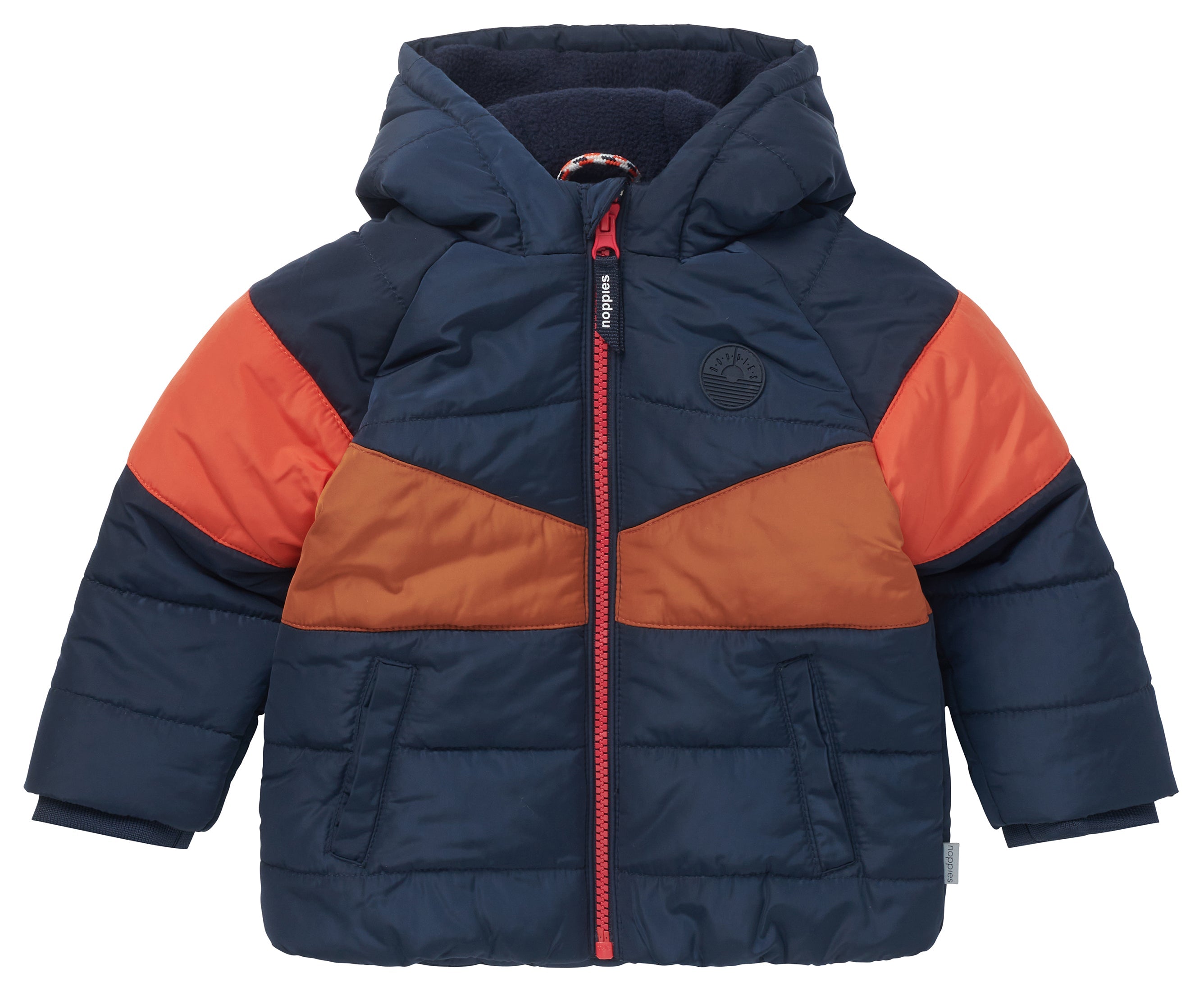 Jongens Boys Jacket Jesup van Noppies in de kleur Dark Sapphire in maat 86.