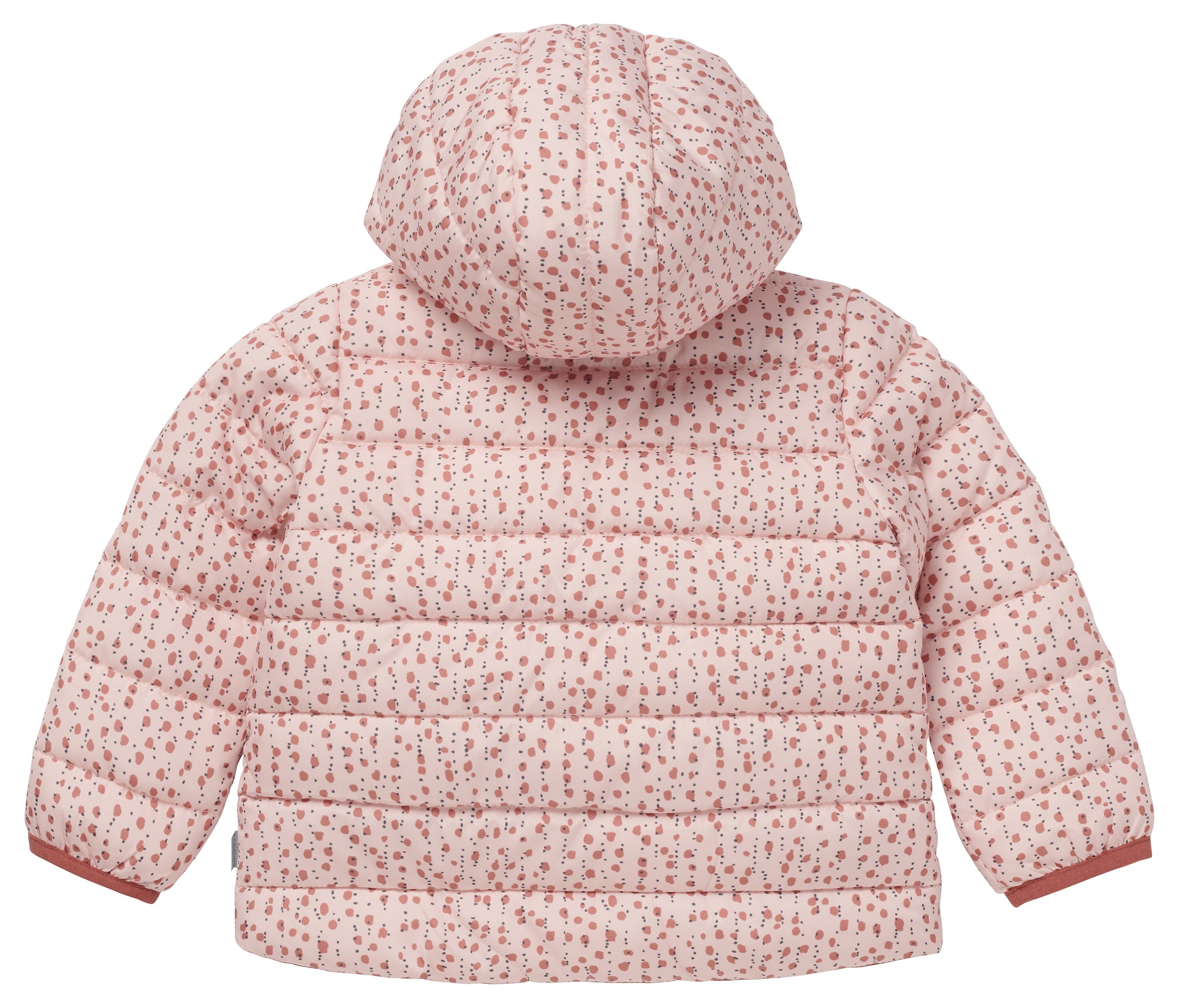 Meisjes Girls Jacket Labelle allover print van Noppies in de kleur Rose Smoke in maat 86.