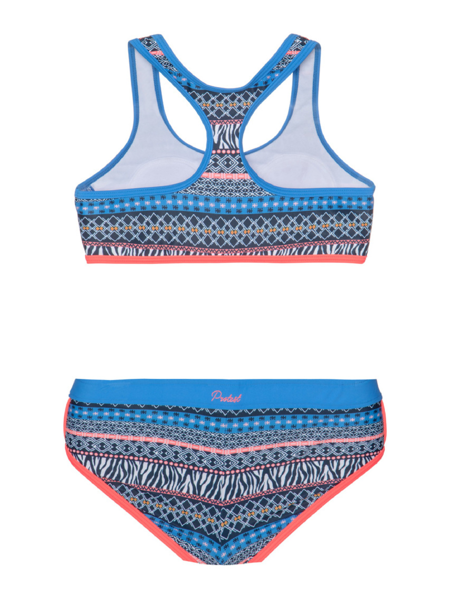 meisjes Zenja Bikini van Protest in de kleur Ground Blue in maat 176.